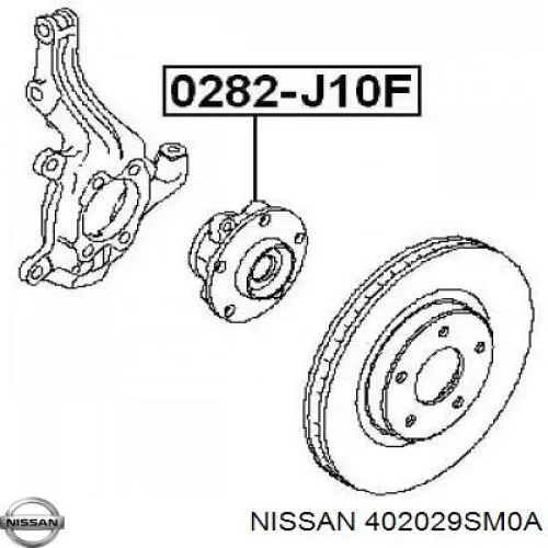 Купити 402029SM0A Nissan/Infiniti 
