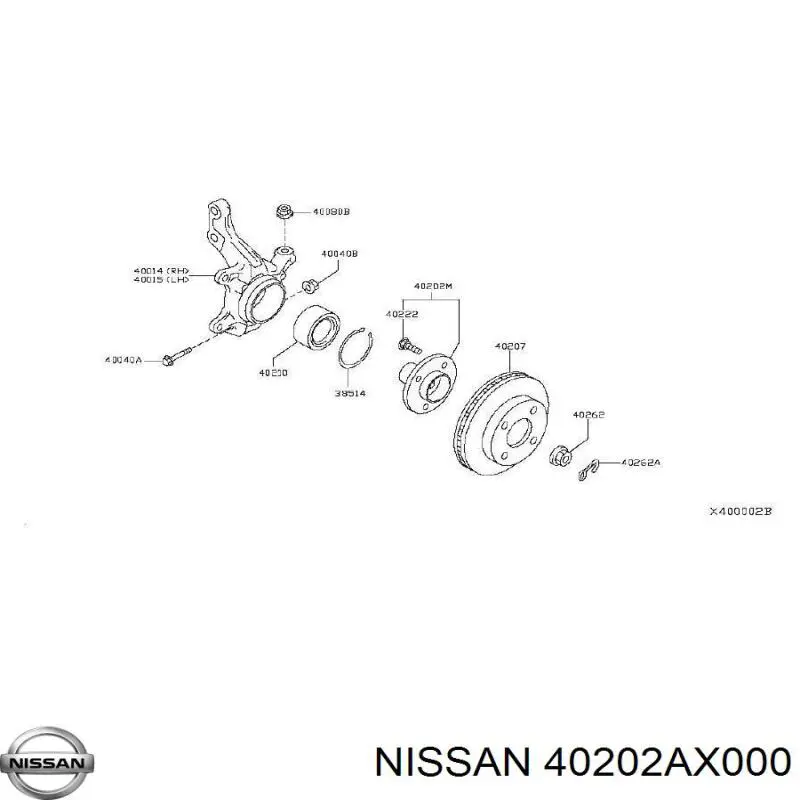 Маточина на Nissan Versa N17