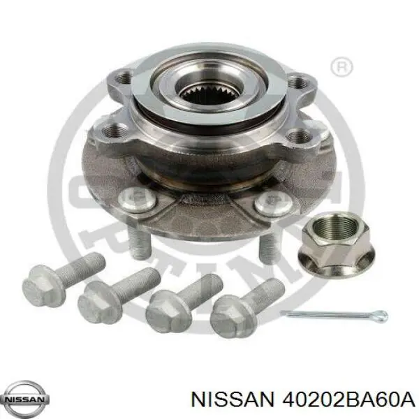Маточина колеса передня Nissan/Infiniti 40202BA60A ціна, від 52.13 USD