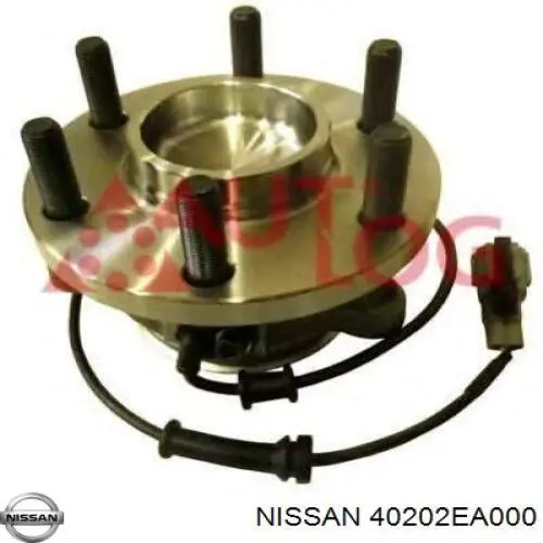 Маточина колеса передня Nissan/Infiniti 40202EA000 ціна, від 91.08 USD