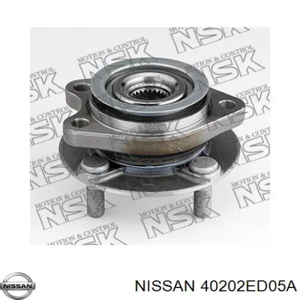Передня маточина 40202ED05A Nissan/Infiniti