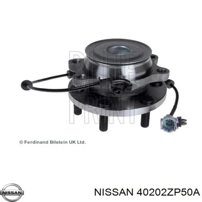 Маточина колеса передня Nissan/Infiniti 40202ZP50A ціна, від 4702.50 UAH