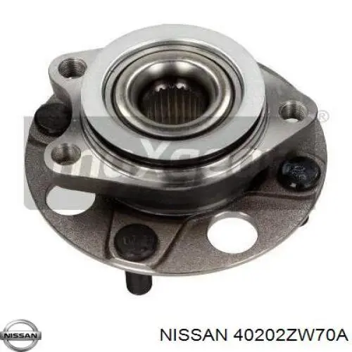 Маточина колеса передня Nissan/Infiniti 40202ZW70A ціна, від 34.60 USD