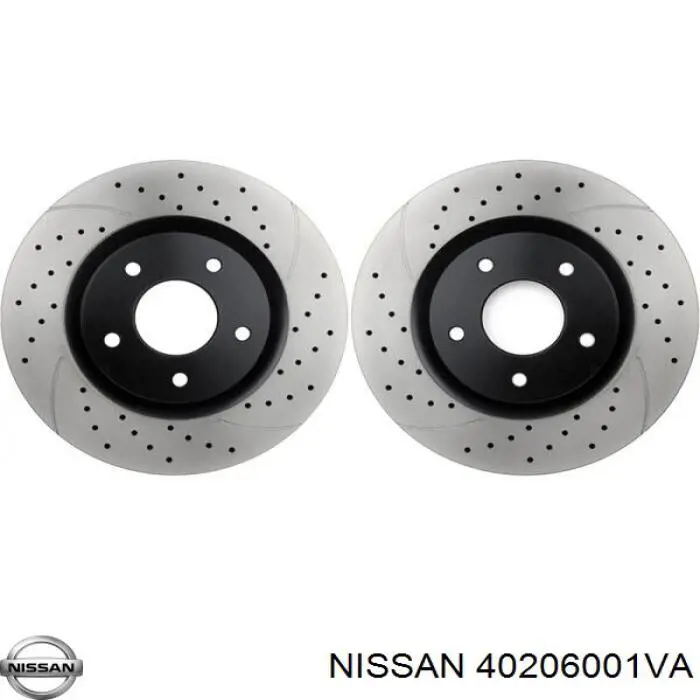 Гальмівні диски передні 40206001VA Nissan/Infiniti