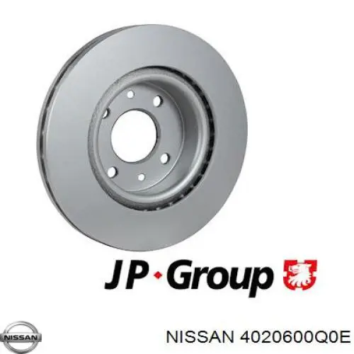 Диск переднього гальма Nissan/Infiniti 4020600Q0E ціна, від 23.01 USD