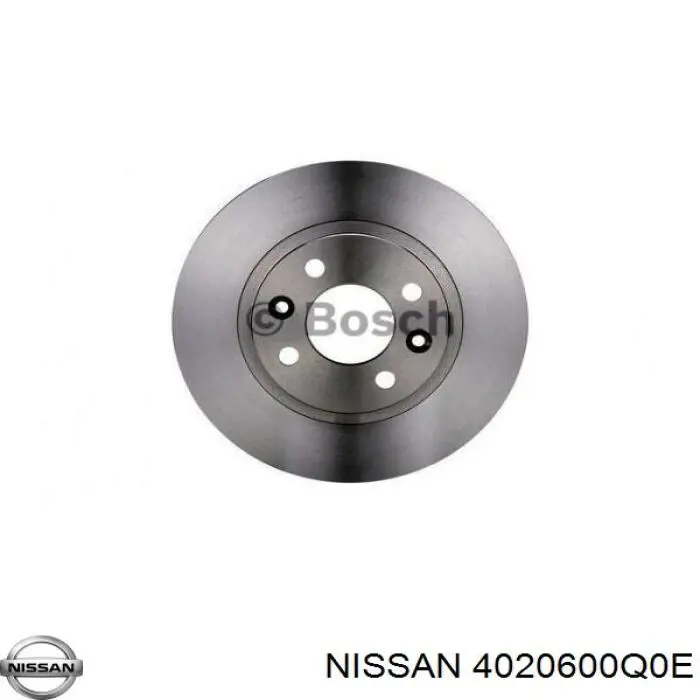 4020600Q0E Nissan диск гальмівний передній