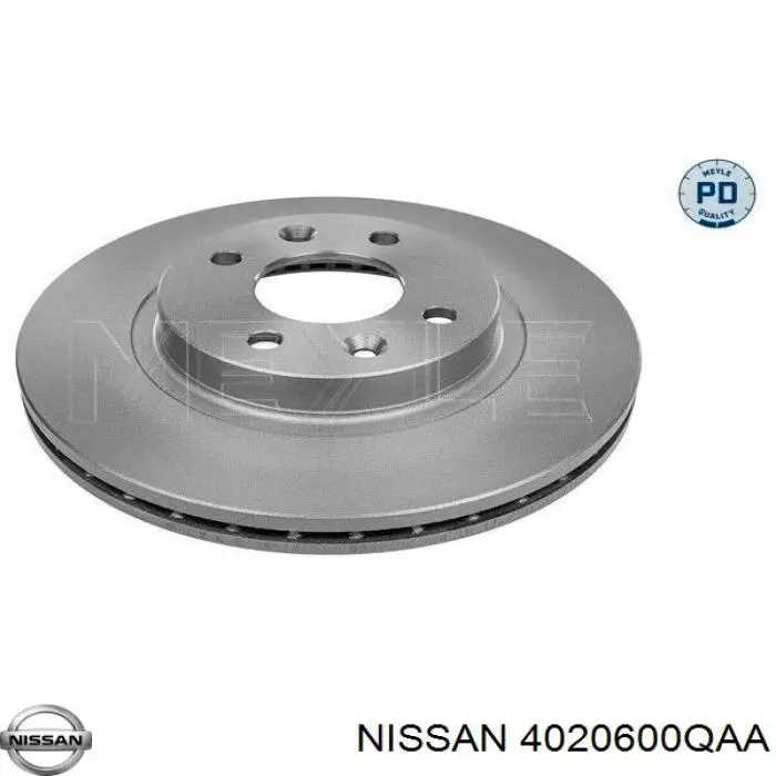 Гальмівні диски передні 4020600QAA Nissan/Infiniti