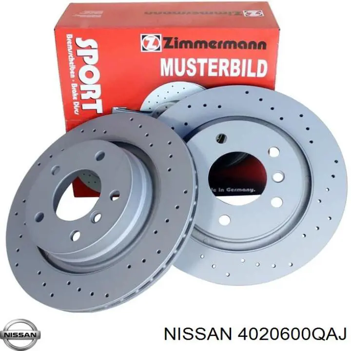 Диск переднього гальма Nissan/Infiniti 4020600QAJ ціна, від 20.26 USD