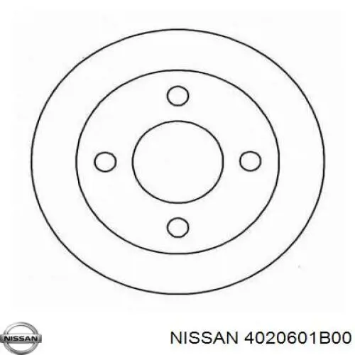 Диск переднього гальма Nissan Micra хетчбек (K10) (1982 - 1992) ціна, від 26.93 USD