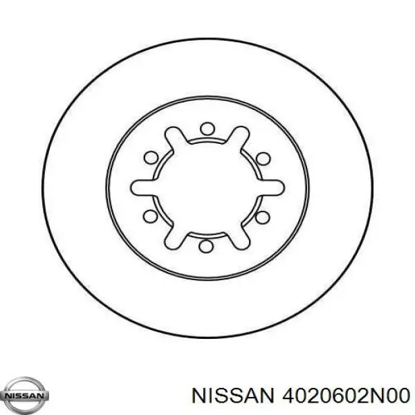Купити 4020602N00 Nissan/Infiniti Ротор гальмівний