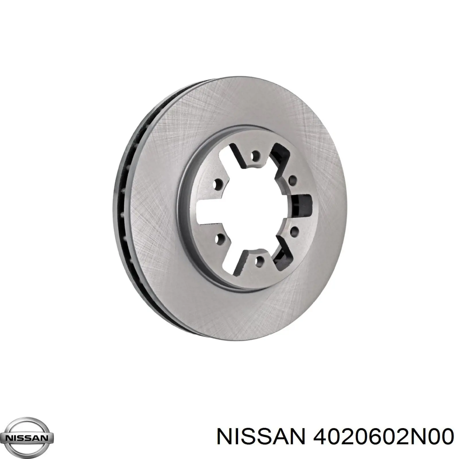 4020602N00 Nissan диск гальмівний передній