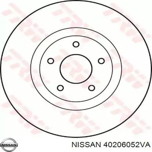 Диск переднього гальма Nissan/Infiniti 40206052VA ціна, від 52.97 USD