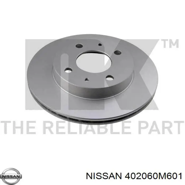 Гальмівні диски передні 402060M601 Nissan/Infiniti
