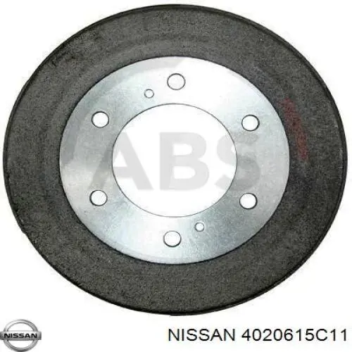 4020215C01 Nissan диск гальмівний передній