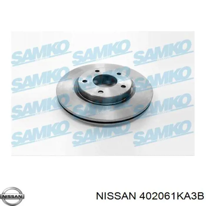 Диск гальмівний передній Nissan/Infiniti 402061KA3B
