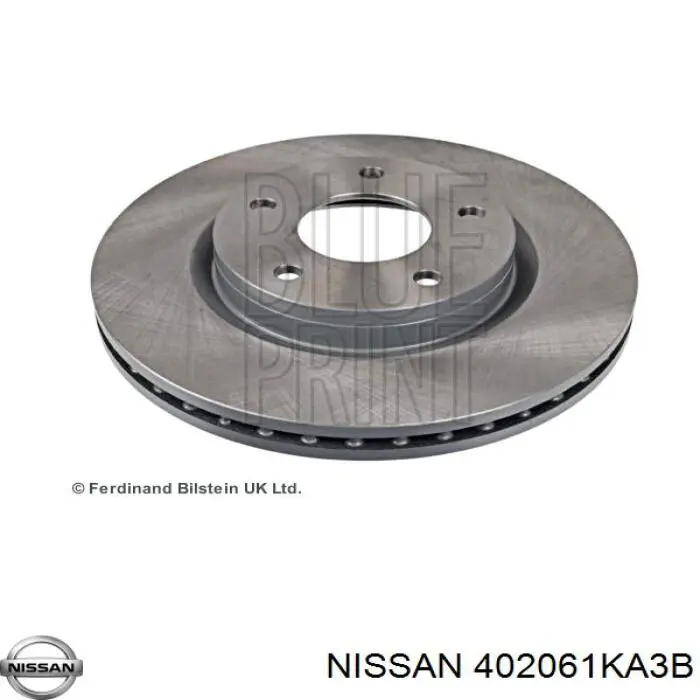 402061KA3B Nissan диск гальмівний передній