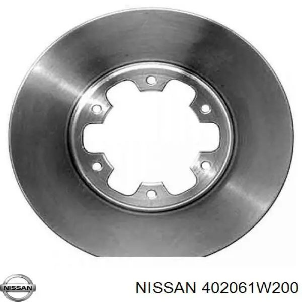 Гальмівні диски передні 402061W200 Nissan/Infiniti