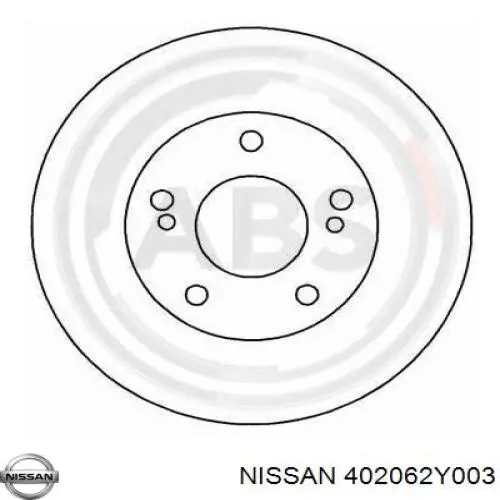 Купити 402062Y003 Nissan/Infiniti Ротор гальмівний