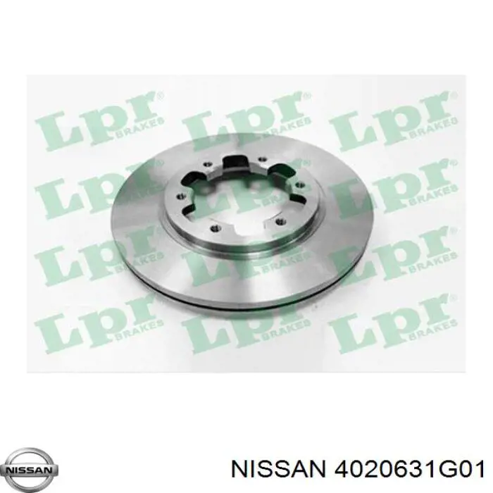 Гальмівні диски передні 4020631G01 Nissan/Infiniti