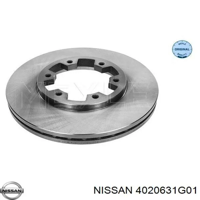 4020631G01 Nissan/Infiniti Гальмо дискове переднє