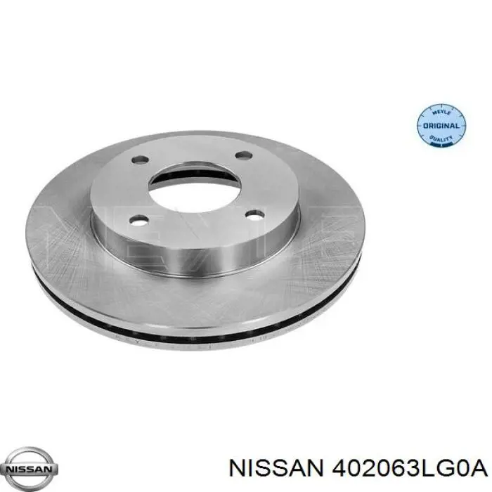 402063LG0A Nissan/Infiniti Гальмо дискове переднє