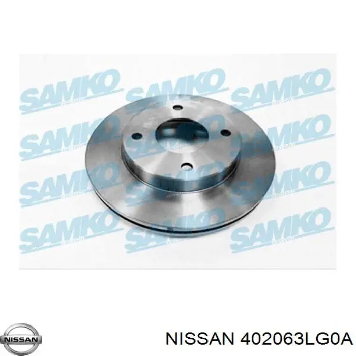Диск переднього гальма Nissan/Infiniti 402063LG0A ціна, від 41.67 USD