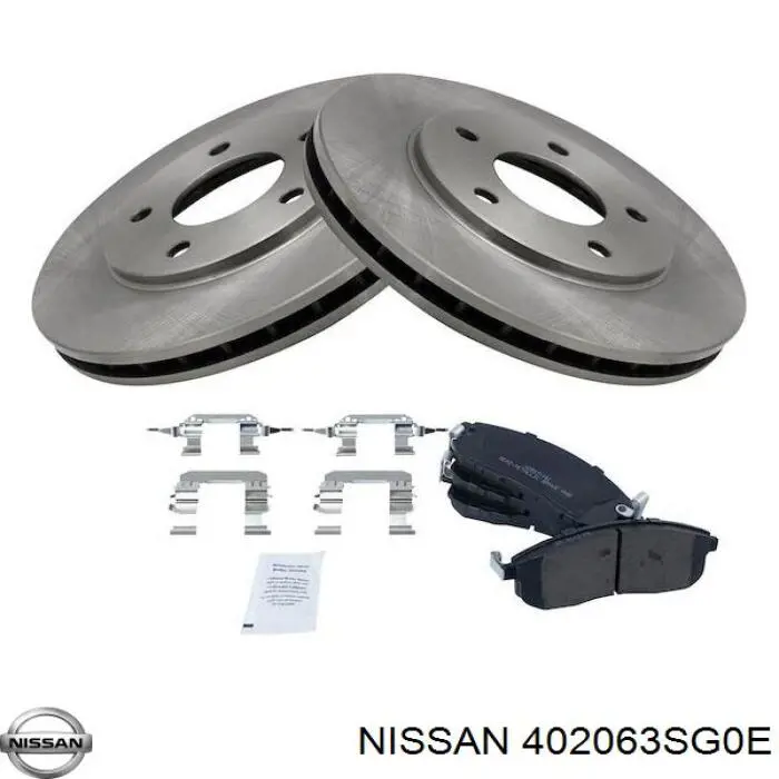 Диск переднього гальма Nissan/Infiniti 402063SG0E ціна, від 45.78 USD