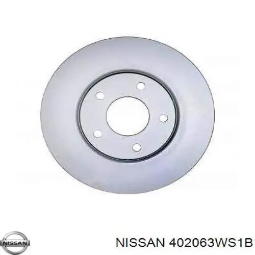 402063WS1B Nissan/Infiniti Гальмо дискове переднє