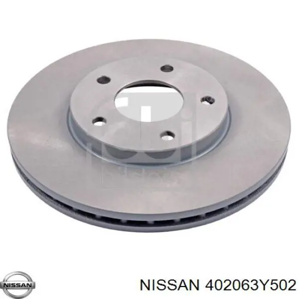 Диск переднього гальма Nissan/Infiniti 402063Y502 ціна, від 8.86 USD