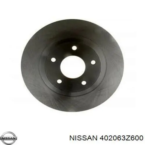 402063Z600 Nissan диск гальмівний передній