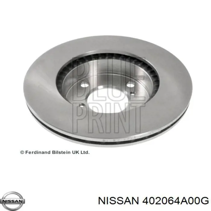 Диск гальмівний передній Nissan/Infiniti 402064A00G
