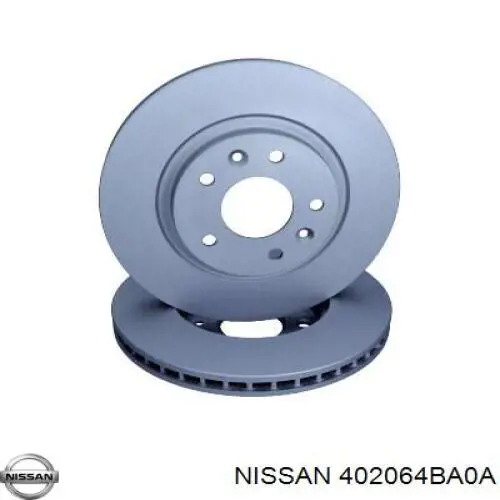 402064BA0A Nissan диск гальмівний передній