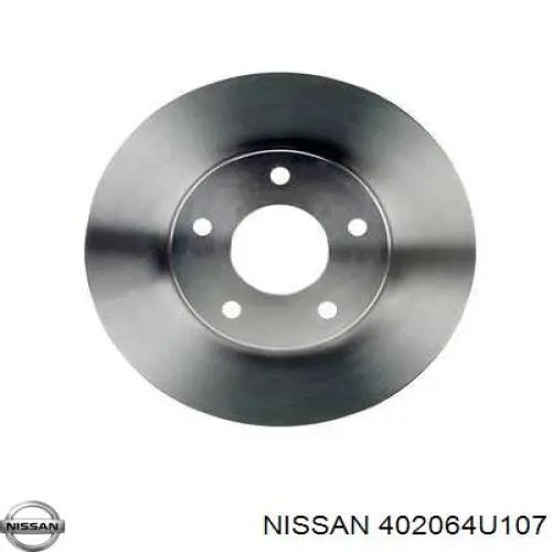 Диск переднього гальма Nissan/Infiniti 402064U107 ціна, від 39.53 USD