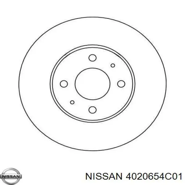 Диск переднього гальма Nissan/Infiniti 4020654C01 ціна, від 35.02 USD