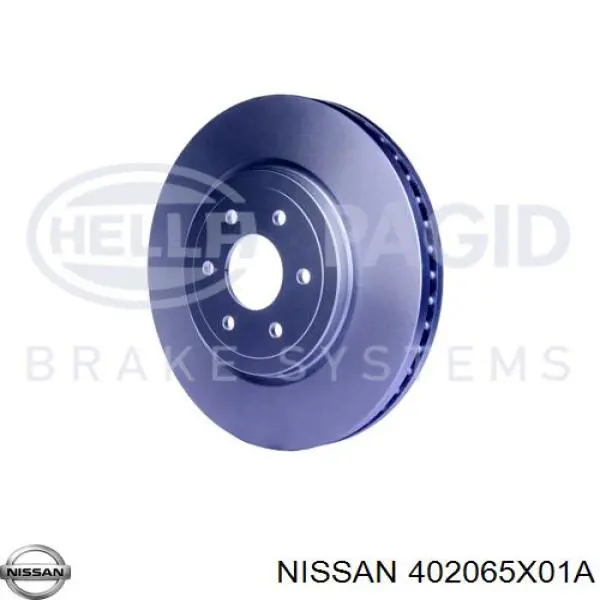 Гальмівні диски передні 402065X01A Nissan/Infiniti