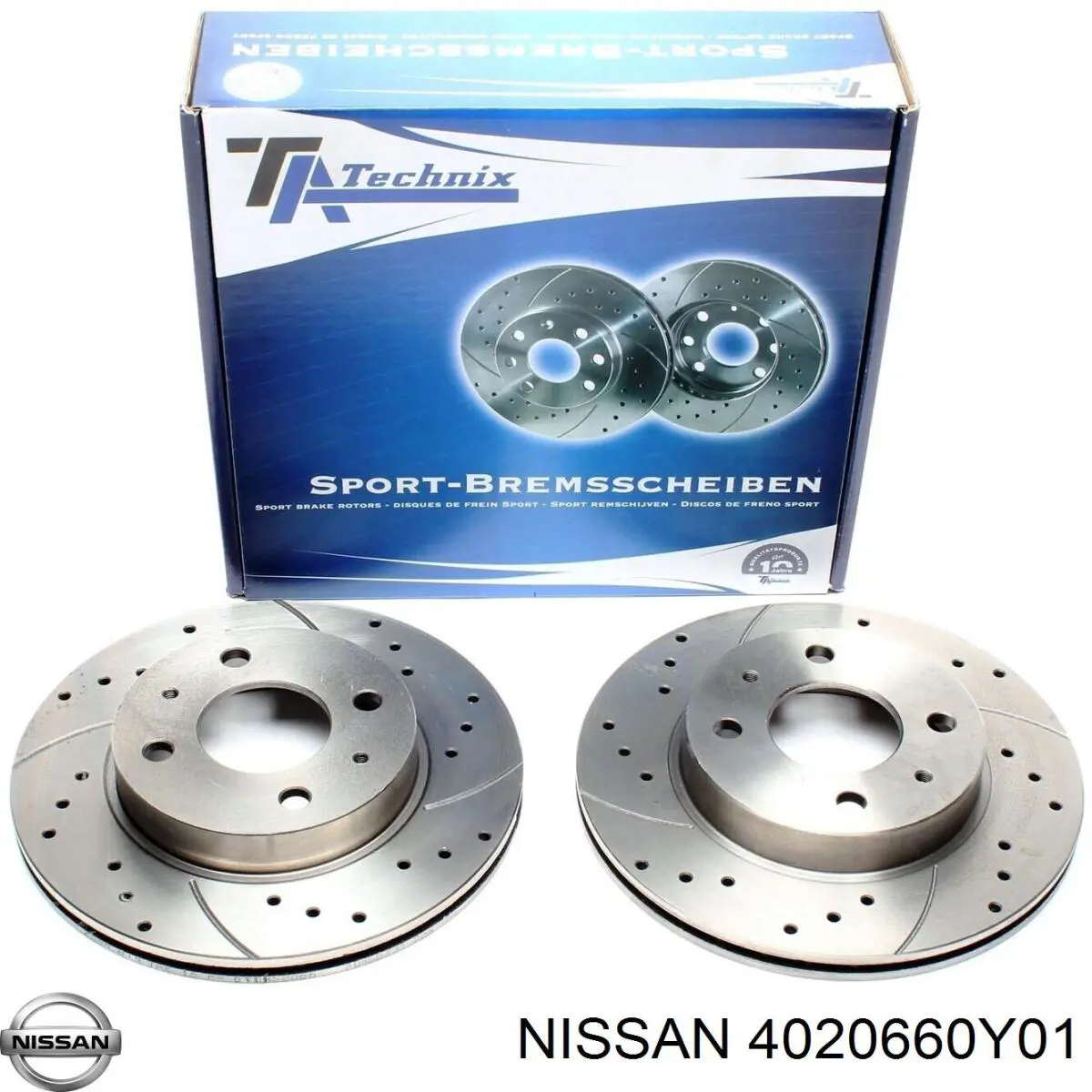 Гальмівні диски передні 4020660Y01 Nissan/Infiniti