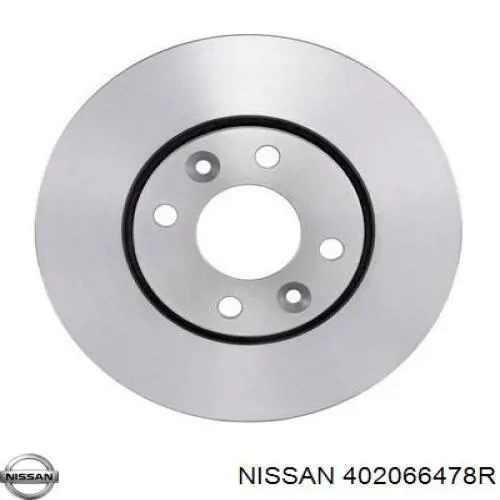 Гальмівні диски передні 402066478R Nissan/Infiniti