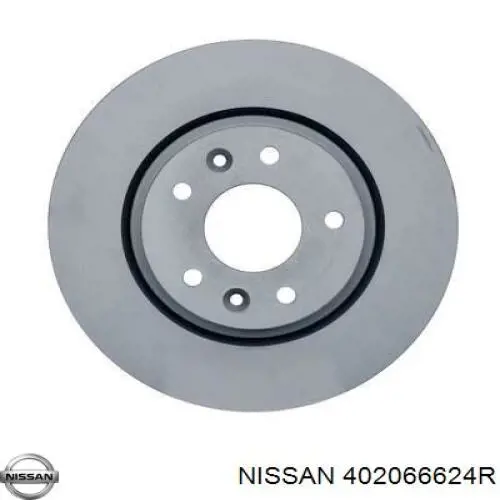 Диск гальмівний передній 402066624R Nissan