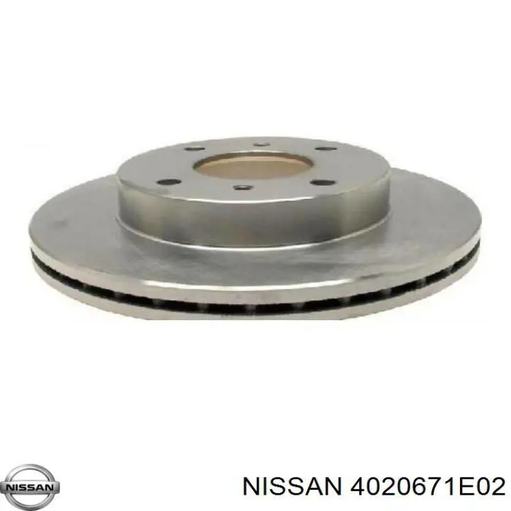 Гальмівні диски передні 4020671E02 Nissan/Infiniti