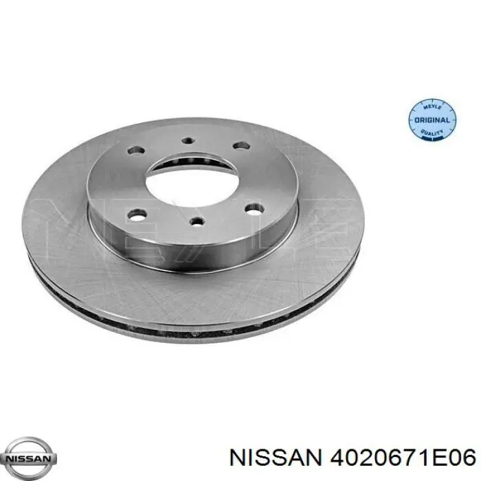 Диск переднього гальма Nissan/Infiniti 4020671E06 ціна, від 28.30 USD