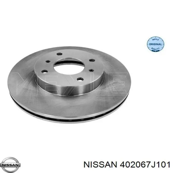 Диск переднього гальма Nissan/Infiniti 402067J101 ціна, від 37.25 USD