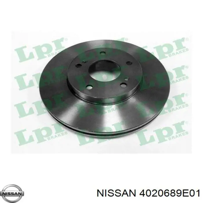4020689E01 Nissan диск гальмівний передній