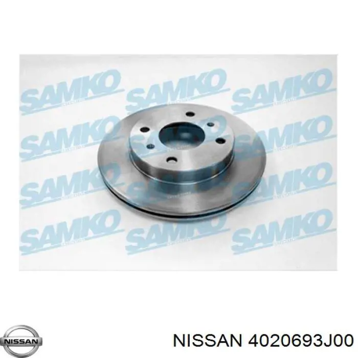 Диск переднього гальма Nissan/Infiniti 4020693J00 ціна, від 27.86 USD