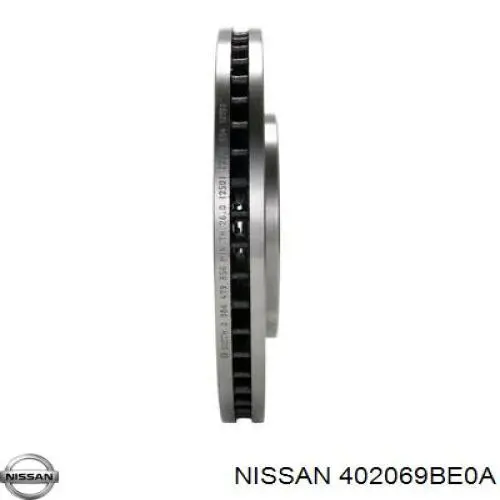 Гальмівні диски передні 402069BE0A Nissan/Infiniti