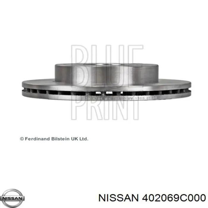 Купити 402069C000 Nissan/Infiniti Ротор гальмівний