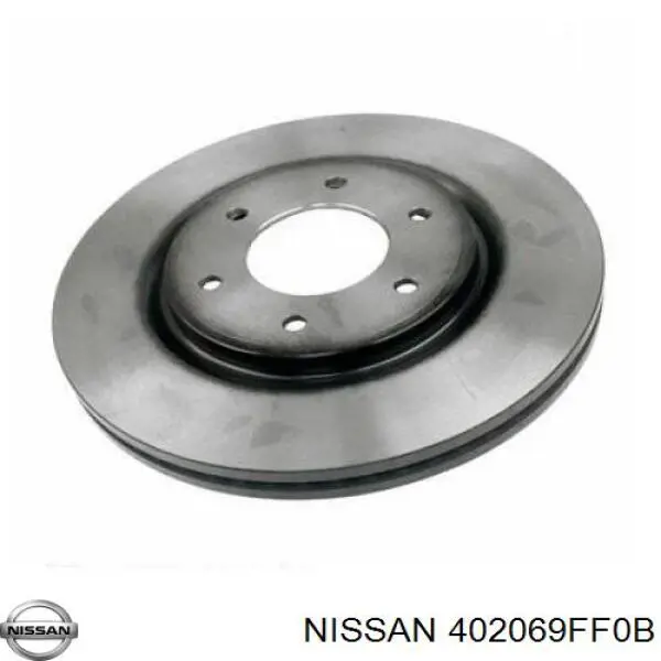 Гальмівні диски передні 402069FF0B Nissan/Infiniti
