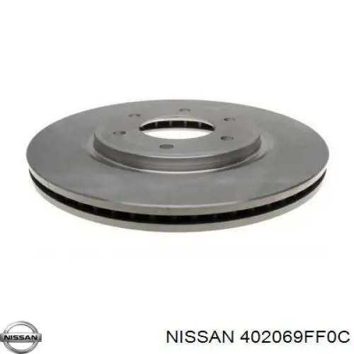 402069FF0C Nissan диск гальмівний передній