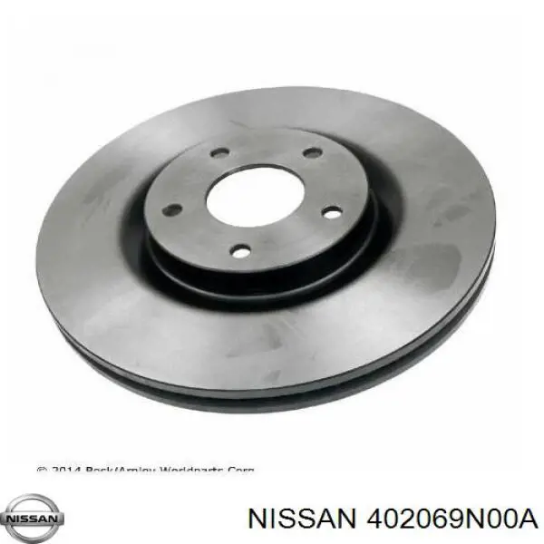 Диск переднього гальма Nissan/Infiniti 402069N00A ціна, від 49.04 USD