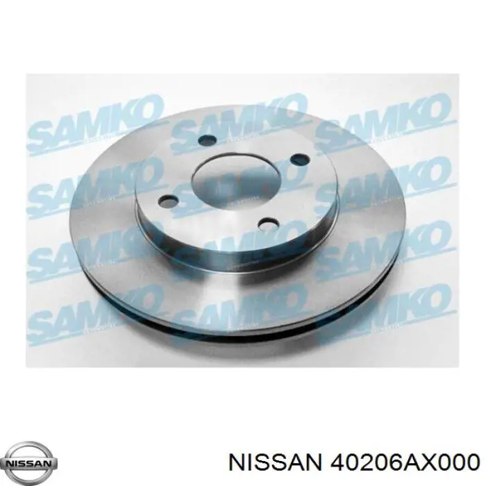 Диск переднього гальма SAT ST40206AX000 ціна, від 25.16 USD
