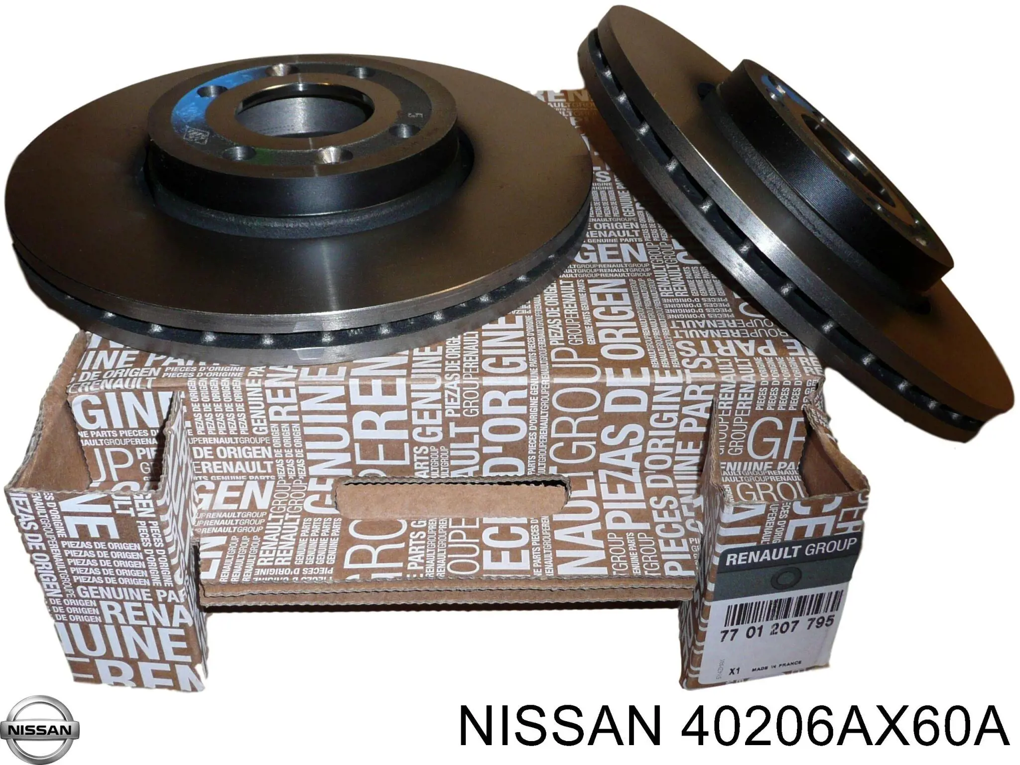 Диск переднього гальма Nissan/Infiniti 40206AX60A ціна, від 32.87 USD
